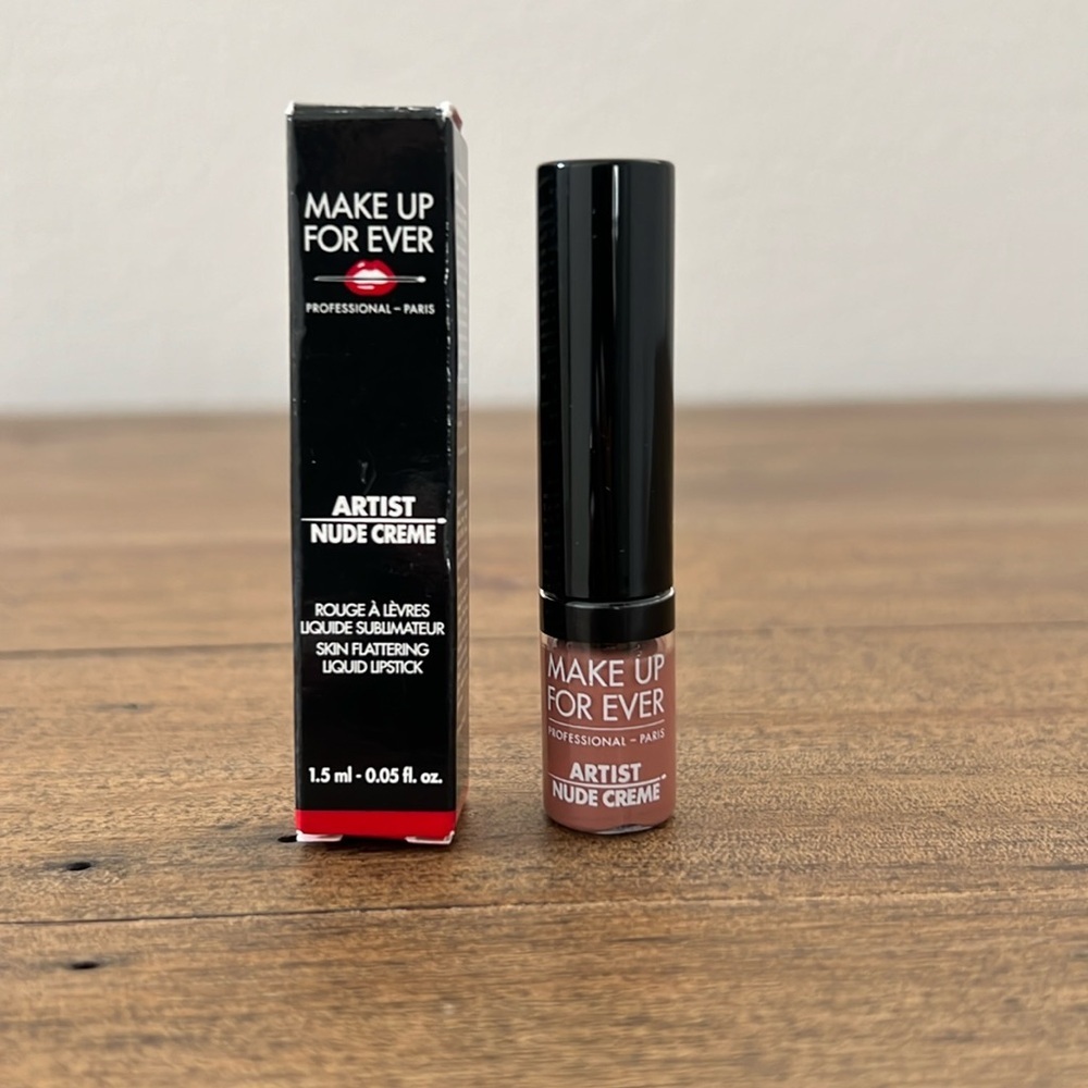 Makeup forever  artist nude creme liquid lipstick 03 buff mini size